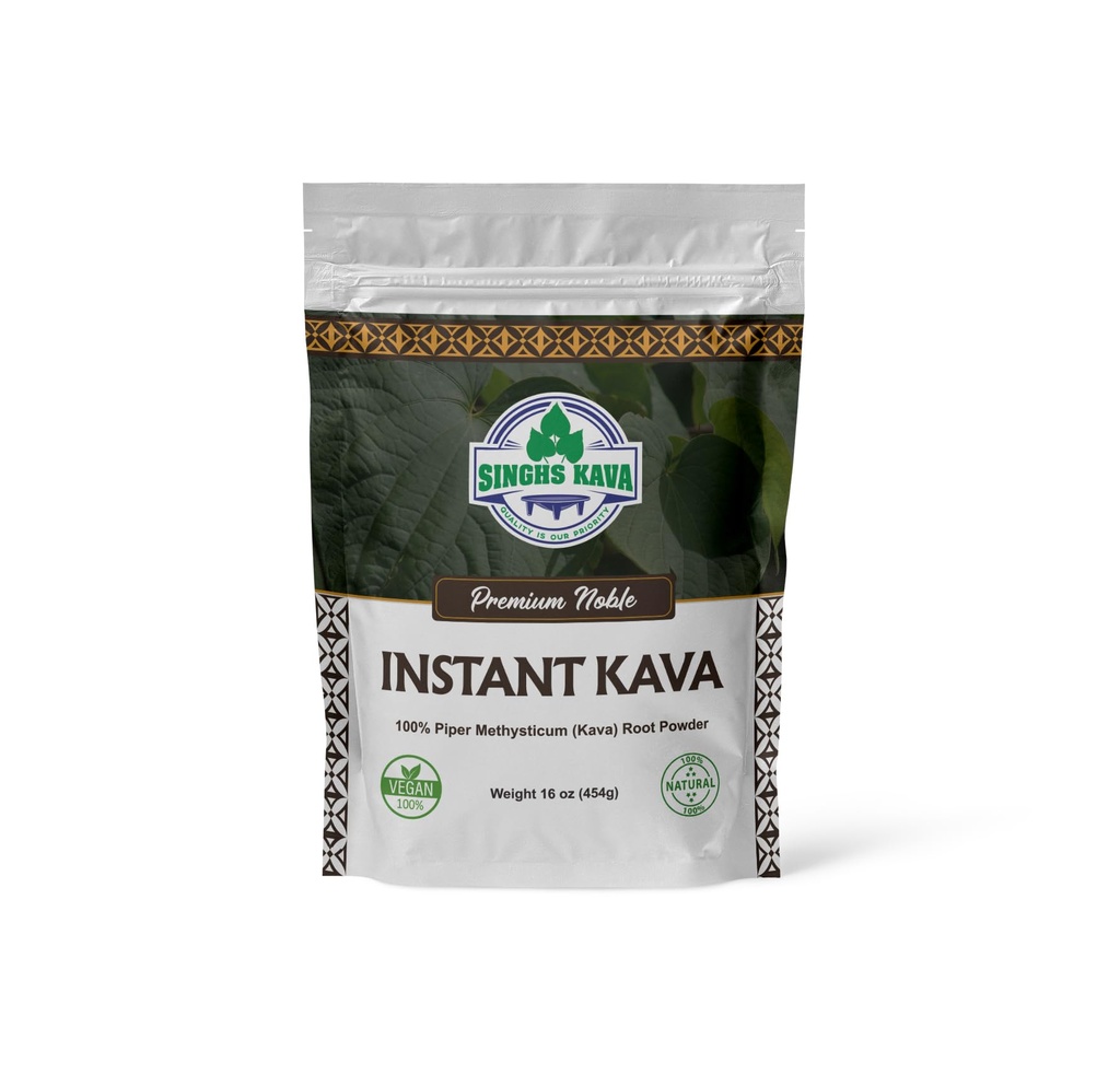 SINGHS Micronized Instant Kava Powder-Fijian Kava (16oz)