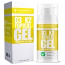 Βιταμίνη D3 K2 Μέγιστη Δύναμη Topical Gel - 15000+ IU ανά αντλία - Ηλιαχτίδα Βιταμίνη - Υποστηρίζει την υγεία των οστών και των αρθρώσεων, ανοσοποιητική υποστήριξη - Ένα μήνα προσφοράς