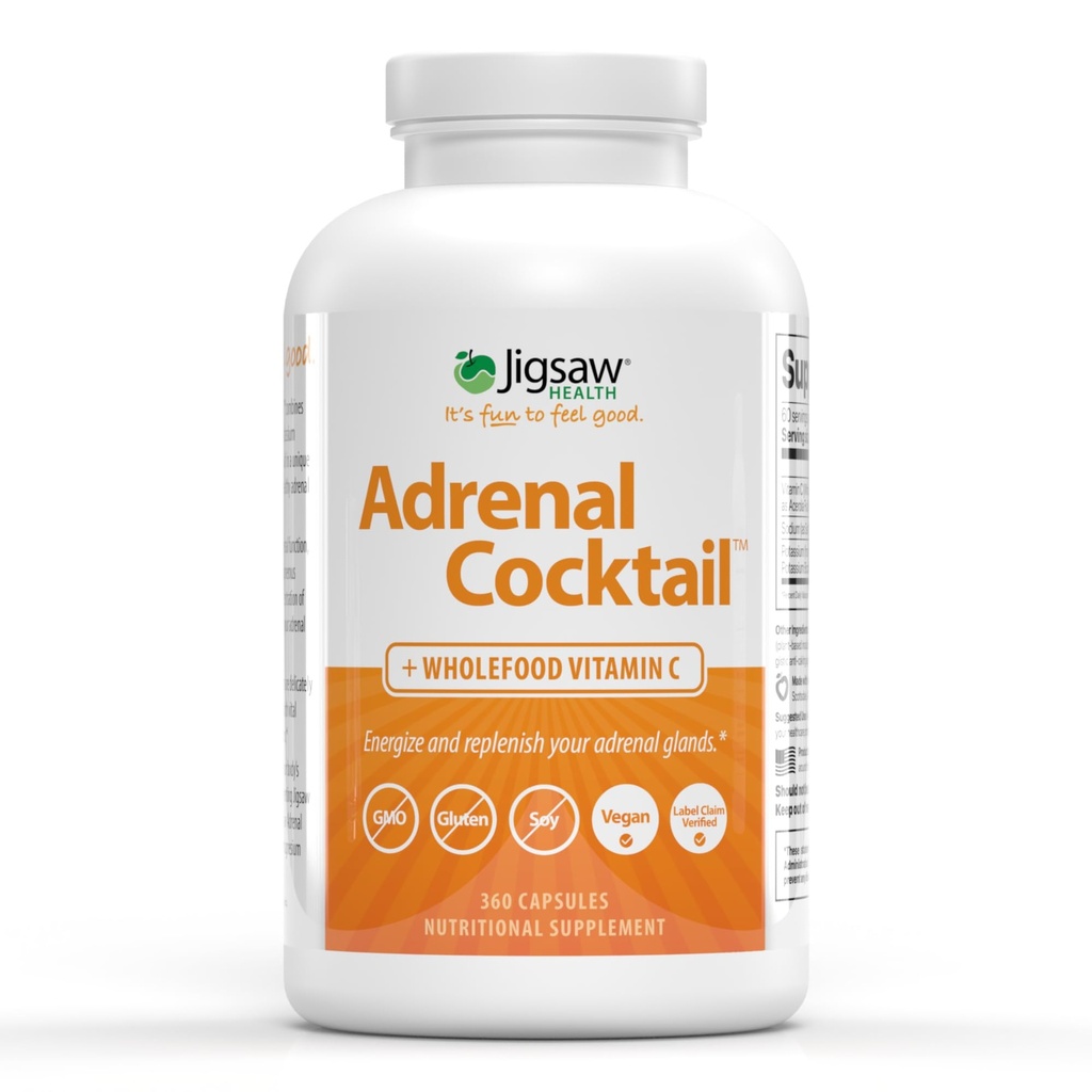 Jigsaw Health Adrenal Cocktail + Wholefood Vitamin C 