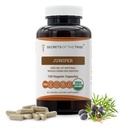 Secrets of the Tribe Juniper 120 Capsules, 1000 mg, USDA Organic Juniper (Juniperus communis) Dried Berry (120 Capsules)