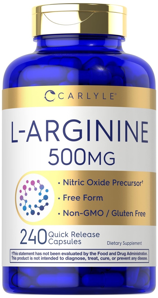 Carlyle L-αργινίνη 500 mg Κάψουλες 