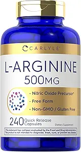 Carlyle L-αργινίνη 500mg κάψουλες 