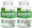 Pure Green Coffee Bean Extract 800mg | 50% Chlorogenic Acid | 60 Capsules | 800mg green coffee bean extract with 50% chlorogenic acid to support metabolism and antioxidant wellness.
