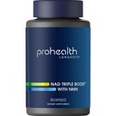 ProHealth NAD Triple Boost™ with NMN 500mg and NMNH 100 mg Plus Apigenin and Trans-Resveratrol. Promotes Longevity, Heart and Brain Health, Activates Sirtuins for Cellular Repair (30 Servings)
