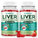 Liver Cleanse Detox & Repair Gummies, Milk Thistle Supplement with NAC, Alpha Lipoic Acid, Dandelion Root, Artichoke Leaf for Liver Detox Support, Antioxidant, Immune Support, Strawberry Flavor 120ct