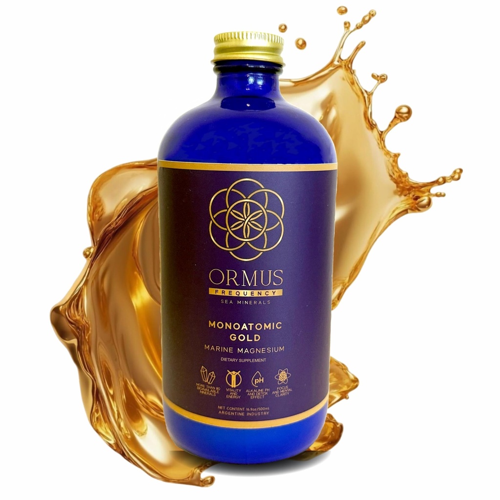 500ml ORMUS PATAGONIA ARGENTINA - Pure Ormus Monoatomic Gold Liquid Minerals Supplements for Energy, Mental Focus and Rejuvenation, Enhance Stamina, Vitality, and Mental Clarity 500ml