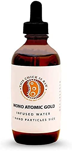 Monatomic Gold Supplement – Colloidal Nano-Particle Ormus Blend for Daily Balance & Focus (4oz) | by This Chick Is Raw