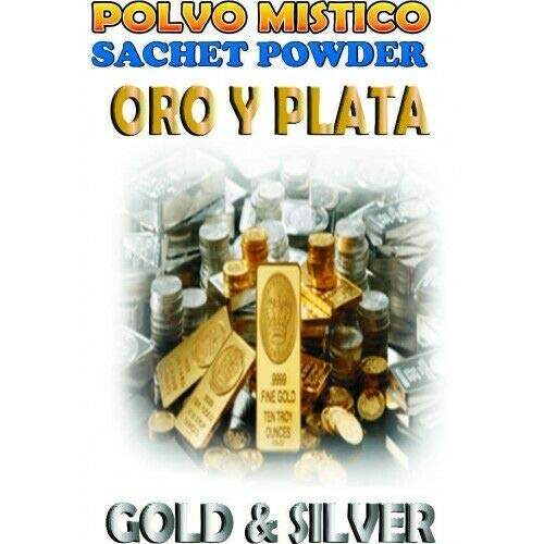 6 Pieces BRYBRADAN Gold & Silver Powder-ORO Y Plata POLVO EN Bolsa 1/2 OZ 14 GR
