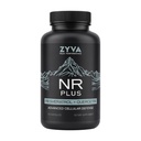 ZYVA NR Plus – Nicotinamide Riboside 500mg + Trans-Resveratrol 250mg + Quercetin Phytosome 250mg – Supports NAD+ Production & Sirtuin Activity – Cellular Defense – 60 Vegan Capsules – Healthy Aging