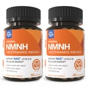 Sunshine & Rain Steady Energy Without Caffeine Crashes – Liposomal NMNH + NR + PQQ NAD⁺ Support Capsules for Cellular Energy, Focus & Healthy Aging | 120 Capsules