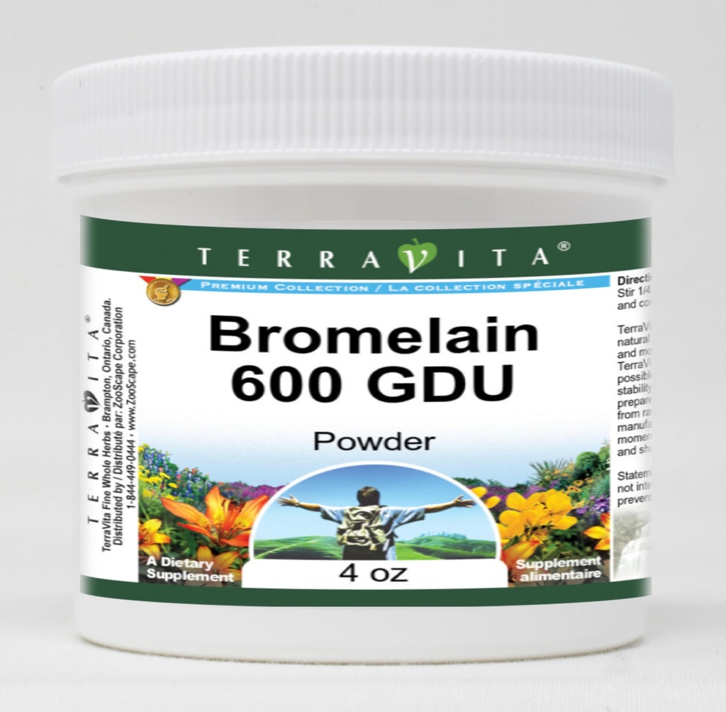 Bromelain 600 GDU Powder (4 oz, ZIN: 519508)