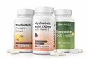 Bromelain + Hyaluronic Acid + Probiotics Digestive Balance, Hydration & Mobility Support Bundle