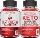Ατλαντίδα διατροφή ταρτάρ Cherry 60 Gummies + ζάχαρη δωρεάν κέτο μήλο μηλίτη ξύσμα 60 Gummies