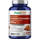 NusaPure Ceylon Cinnamon20:1 Extract, 500 mg Ισοδύναμο με 10. 000 mg ανά καψάκιο 