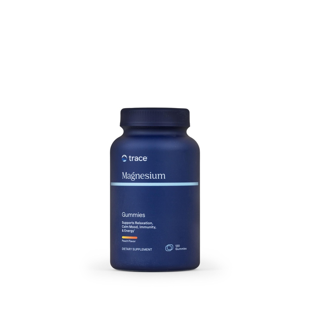 Trace Minerals Magnesium 84mg - Chewable Magnesium Supplement for Bone & Heart Health Support - Υποστήριξη ανοσοποιητικού συστήματος - Βοηθήματα χαλάρωσης & υγιούς ύπνου - Tangerine, 120 Gummies (120 Services)