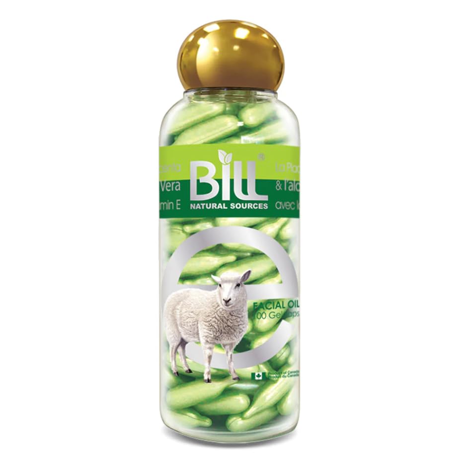 Bill Lamb Placenta with Aloe Vera & Vitamin E 100 Gel Cap
