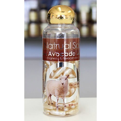 Bill Lamb Placenta Avocado with Vitamin E 100 Gel Cap