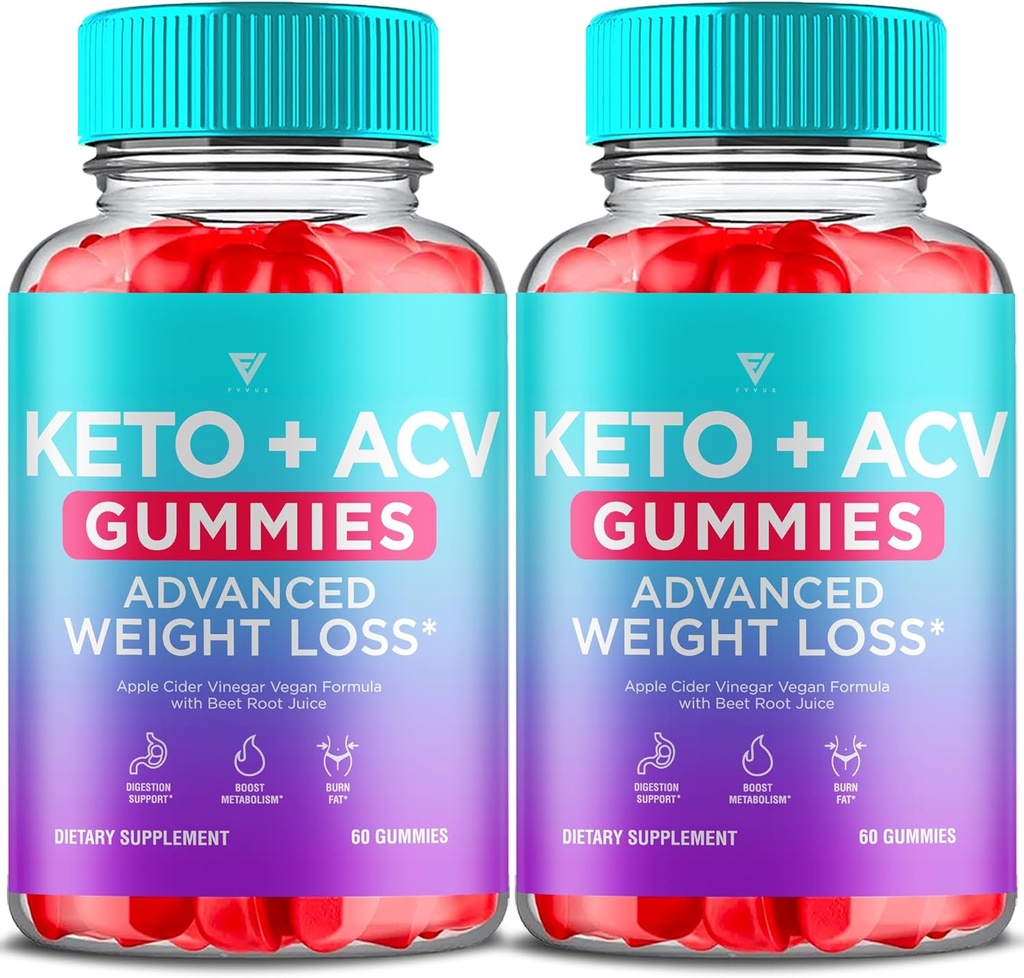 Προτεινόμενη τιμή: (2 Πακέτο) Keto ACV Gummies Advanced Apple Cider Vinegar 1000MG Βιταμίνη συμπλήρωμα Φόρμουλα για γυναίκες άνδρες με Φολικό οξύ Beet Root (120 Gummies)