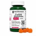 CoQ10 Gummies 200mg, Coenzyme Q10 Gummies for Adults, Sugar Free Vegan Supplement, Supports Heart Health, Cellular Energy & Antioxidant Support, No Artificial Colors Added, Raspberry Flavor, 60 Count
