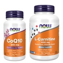 Now Foods Cellular Energy Duo Bundle* - Coenzyme Q10 CoQ10 for Women and Men 200mg Supplement 60ct + L-Carnitine 1000mg 100ct - Supports Cardiovascular Health, Cellular Energy and Wellness*
