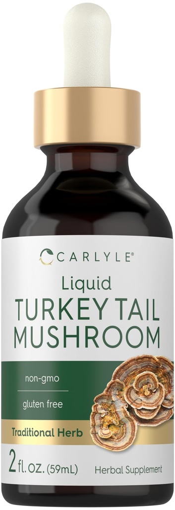 Carlyle Turkey Tail Mushroom Extract Υγρή Βάμμα 