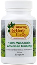 100% Pure Wisconsin American Ginseng Κάψουλες - 500mg. Αυθεντικό Panax Quinquefolius. Poent Ginseng Root - Χωρίς πληρωτικά, υποδοχές ή άλλα πρόσθετα.