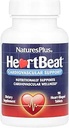 Natures Plus Heartbeat - 90 Vegan Tablets - Vegetarian, Gluten-Free - 30 Servings