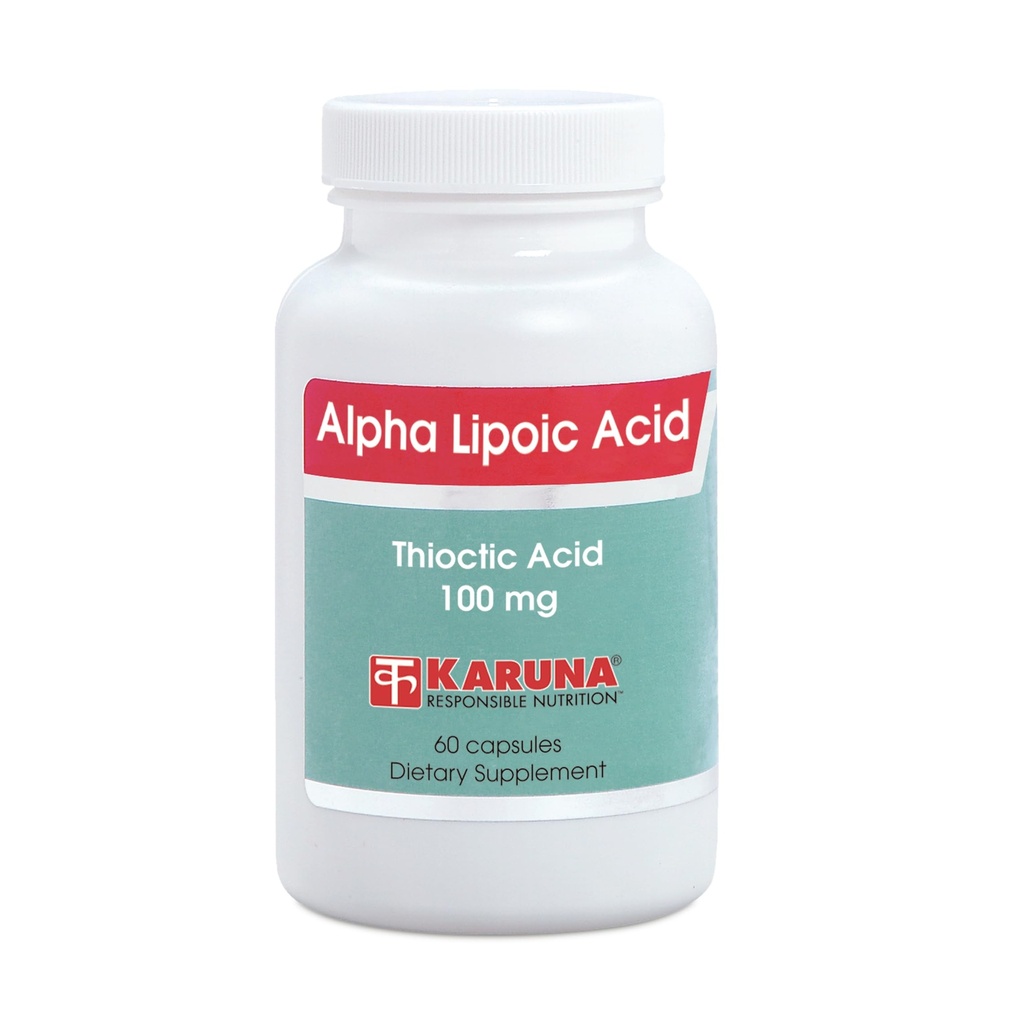 Karuna Alpha Lipoic Acid (ALA) 100mg - 60 Vegetarian Capsules