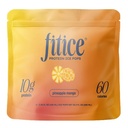 10g Protein Ice Popsicles – Lemon, Pineapple Mango. Wild Berry, Watermelon Acai & Variety Pack – No Added Sugar, Gluten-Free Protein Pops– 6 Count Healthy Frozen Snack & Dessert for Kids & Adults (6, Pineapple Mango New)