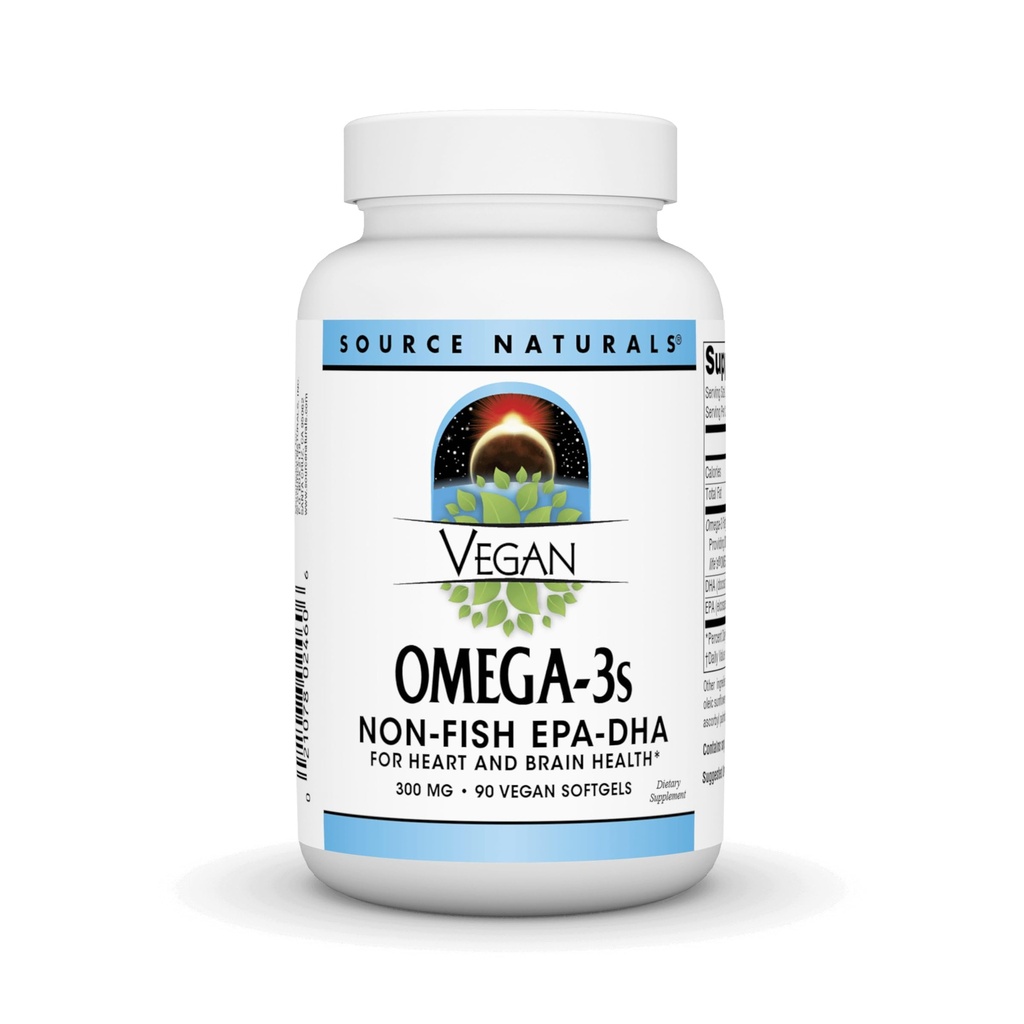 Πηγή Φυσικά Vegan Omega 3s Epa-Dha * 300 mg - 90 Softfgels