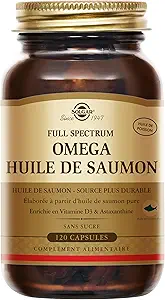 Solgar Wild Alaskan Full Spectrum Omega, 120 Softgels - Υποστηρίζει την καρδιά, τον εγκέφαλο, τα οστά και το δέρμα υγεία - παρέχει βιταμίνη D3 - πλούσια πηγή της EPA & DHA - μη GMO, χωρίς γλουτένη, χωρίς γαλακτοκομικά - 60 εξυπηρετούν
