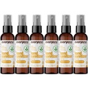 Everyone Hand Sanitizer Spray, 2 Ounce (Pack of 6), Coconut and Lemon, Made with Sugarcane Derived Alcohol with Essential Oils, 99% Effective Against Germs and TSA friendly