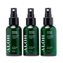 ALŌH Sanitizing Hand Mist 3-pack | Peppermint Eucalyptus + Aloe | 70% Alcohol Hydrating Hand Sanitizer Spray with Essential Oil, for Kids & Adults | 2oz Travel Size Bottle (Set of 3)