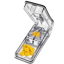 Pill Cutter, Pill Splitter with Stainless Steel Blade, Medicine Cutter for Pills, Cuts Vitamins Tablets for Purse Pocket