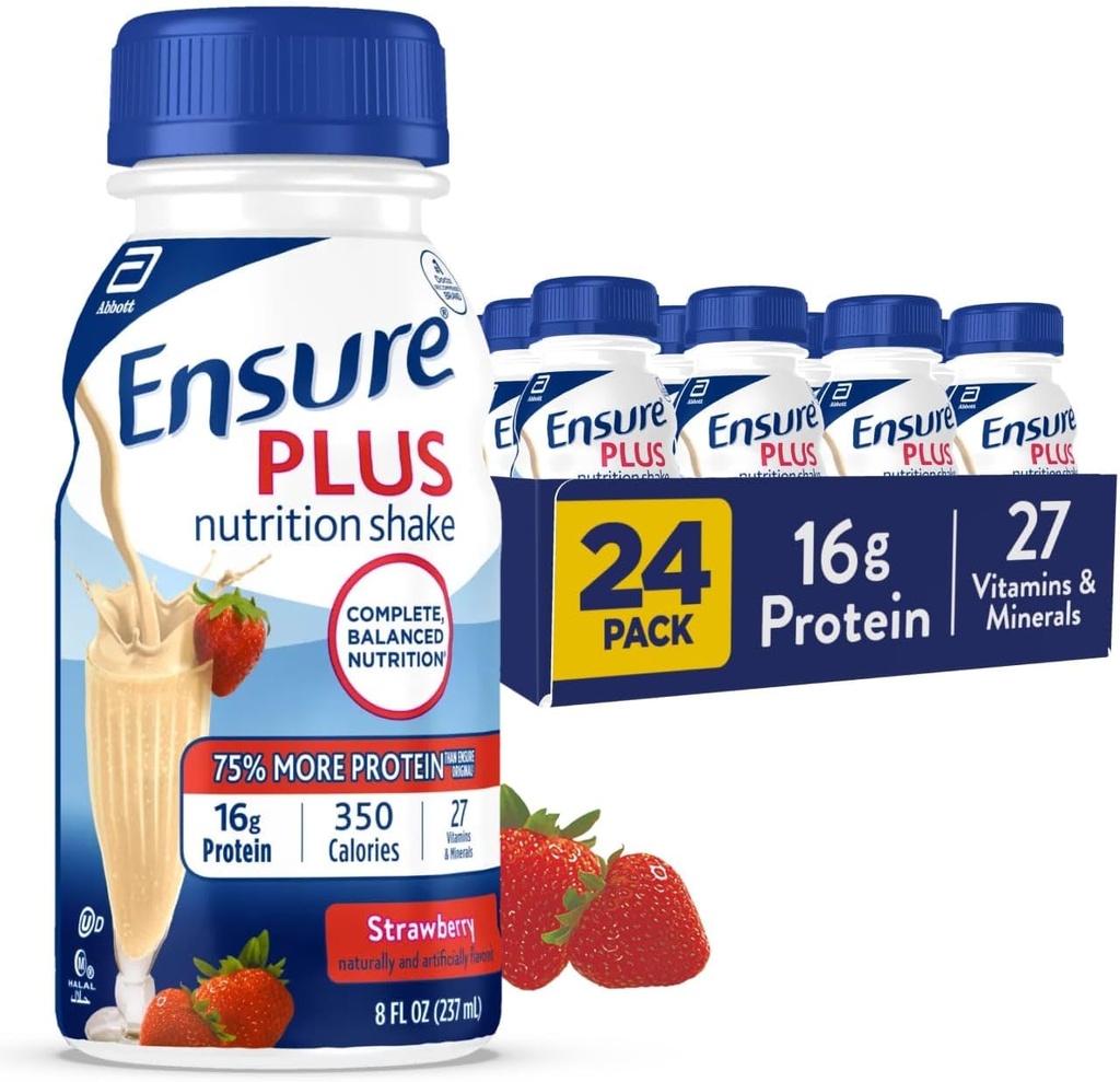Εξασφαλίστε Plus Strawberry Nutrition Shake 