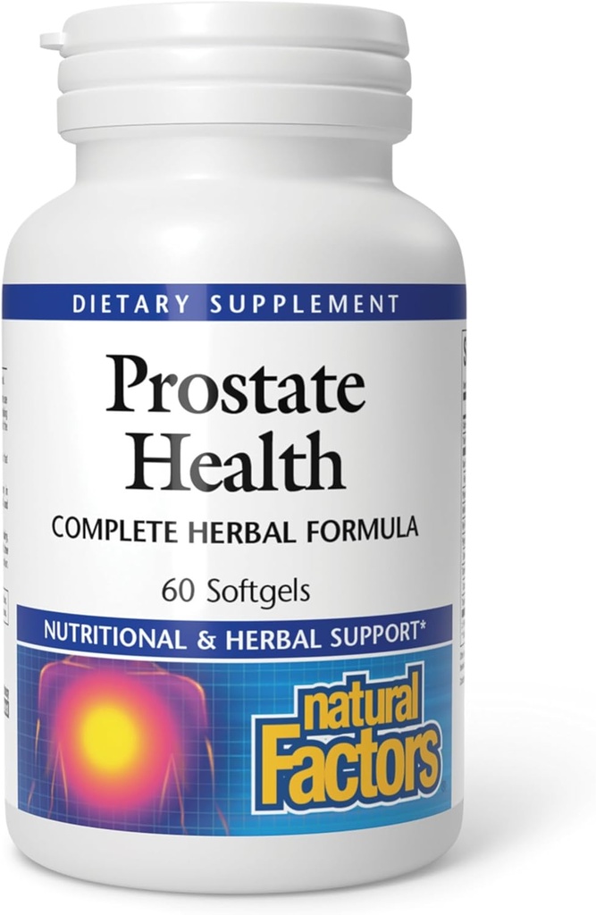 Φυσικοί παράγοντες, Prostate Health Formula, βοτανική υποστήριξη για μια υγιή Prostate με Saw Palmetto και Turmeric, 60 softgel (60 μερίδες)