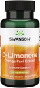 Swanson D-Limonene - Πορτοκαλί Peel Extract συμπλήρωμα Προώθησης Κυτταρικής Υγείας - Φόρμουλα υψηλής ισχύος Υποστήριξη της Άμυνας της Υγείας - (60 κάψουλες, 250mg έκαστος) (1 Συσκευασία)