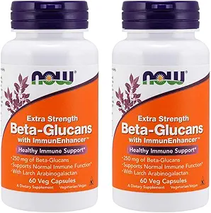 Beta-Glucans με ImmunEnhancerâ„ ¢ 60 VegiCaps (πακέτο του 2)