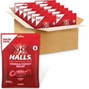 HALLS Cough & Throat Relief Cherry Cough Drops, Value Pack, 960 ct