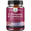 D Mannose με Cranberry συμπλήρωμα - Poent D Mannose 1000mg κάψουλες για την άμυνα των νεφρών Υποστήριξη & Καθαριότητα και ούρα Φυλλαδική υγεία για γυναίκες & άνδρες - Συμπλήρωμα για την υγεία της ουροδόχου κύστης για ενήλικες - 120 Count