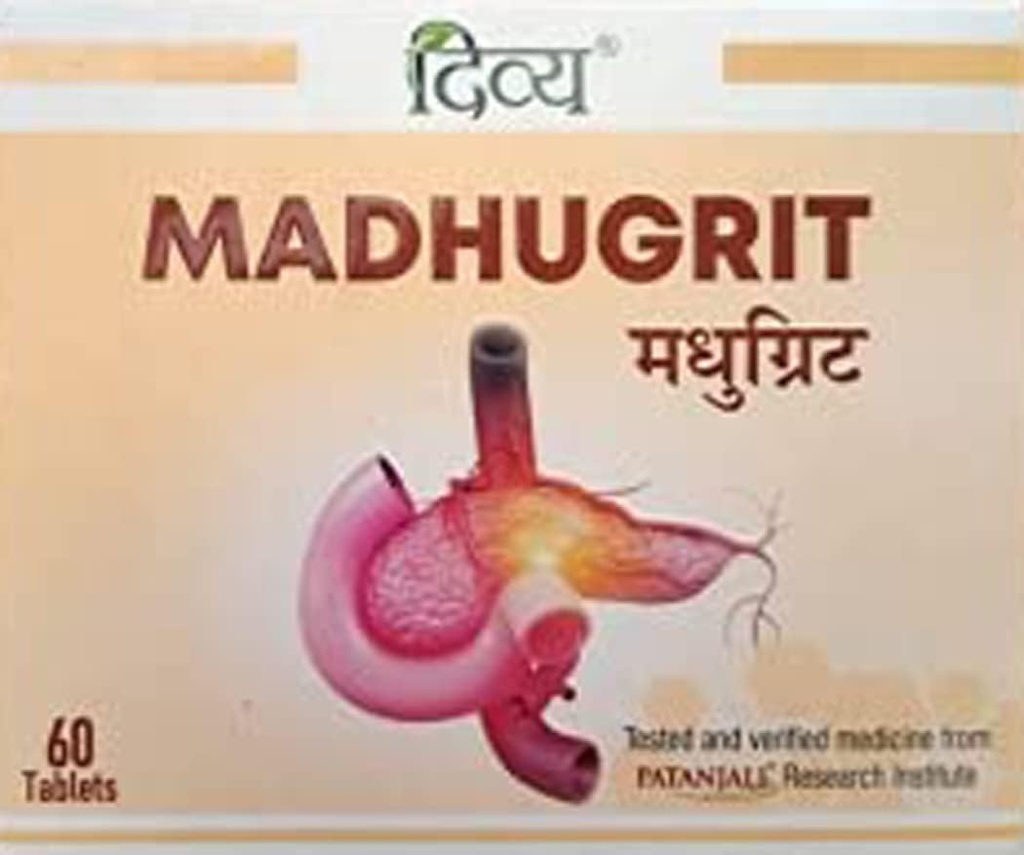 Patanjali Divya Madhugrit 60 δισκία - Συσκευασία του 1