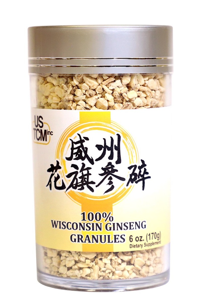 Wisconsin American Ginseng Granules Perfect for Making Teas 纯正威州花旗参碎 (6oz)