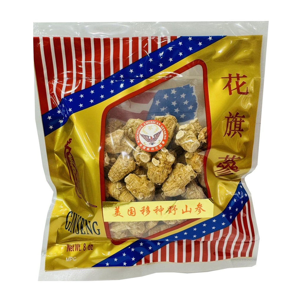 12 Years Natural American Wisconsin Ginseng Root - Rich Flavor Short American Ginseng with Multiple Ways to Eat