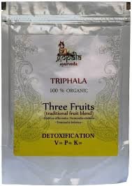 Organic Triphala Powder 250g Detoxification Three Fruits Amalaki Haritaki Vibhitaki Certified Organic Herbs