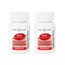 GeriCare Ferrous Sulfate Tablets 325mg, Elemental Iron 65 mg High Potency Iron Supplement 