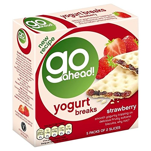 Go Ahead Yoghurt Breaks Strawberry 5 per pack - Pack of 6