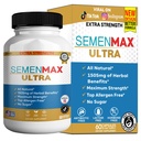 Semenmax Ultra Organic Maca Root Complex, 60 Capsules, All Natural Dietary Supplement, Gluten Free, Vegan (1)