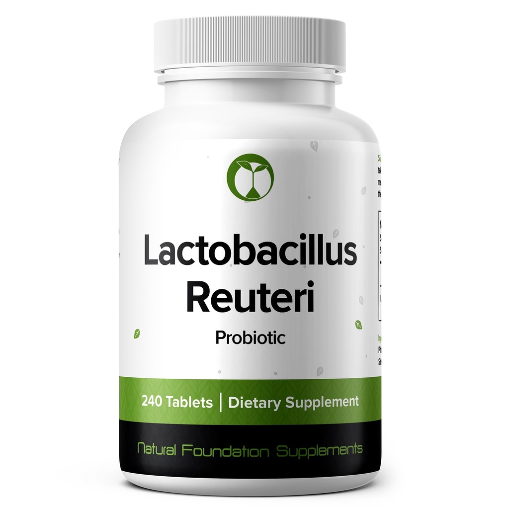 Lactobacillus Reuteri Probiotic Supplement 240 Δισκία 3 Δισεκατομμύρια CFU Προβιοτικά για Άνδρες & Γυναίκες Υποστηρίζει την Εντερική Επιπεφυκίτιδα & Υγεία των Ούρων (240, Lactobacillus Reuteri)