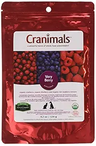 Cranimals Very Berry Antioxidant Superfood Berry Powder for Dogs and Cats - Φυσικό Αντιοξειδωτικό Ενίσχυση από Cranberries, Σμέουρες, και Blueberries, 120 g/ 4.2 Oz Bag