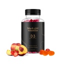 Black Girl Βιταμίνες - Βιταμίνη D3 Gummies, για ανοσοποίηση, ενέργεια, και υποστήριξη των οστών, 2000IU (50mcg) Βιταμίνη D ανά υπηρεσία, χωρίς γλουτένη Βιταμίνη D Gummies